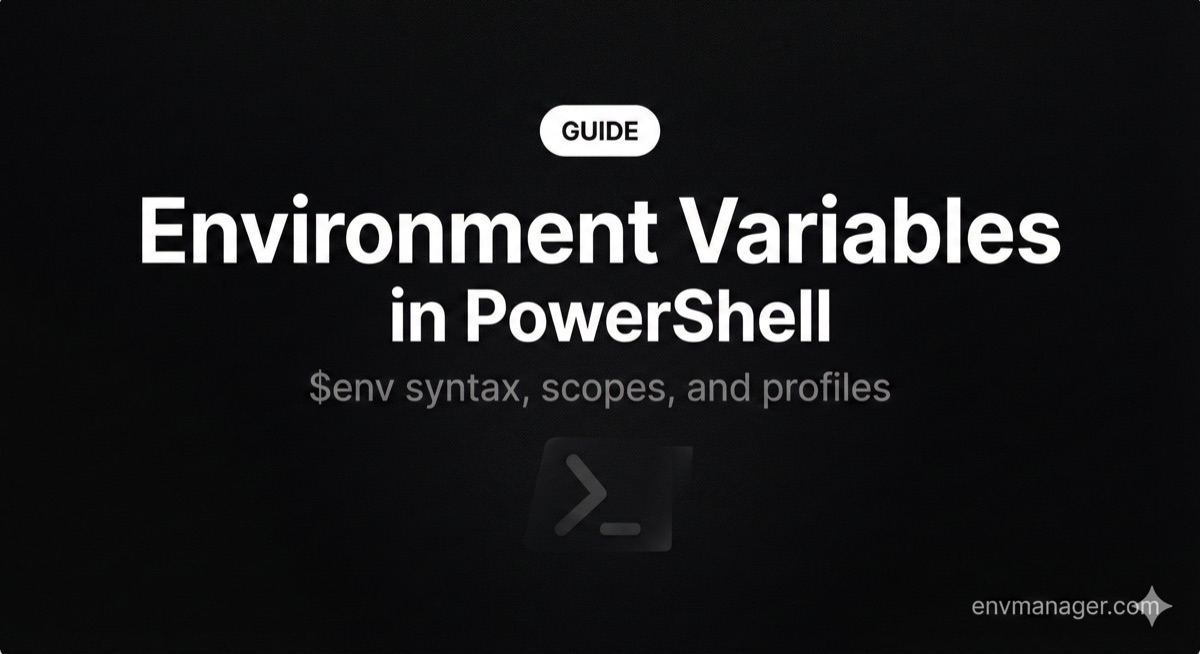 Set Environment Variables in PowerShell: $env: vs Persistent