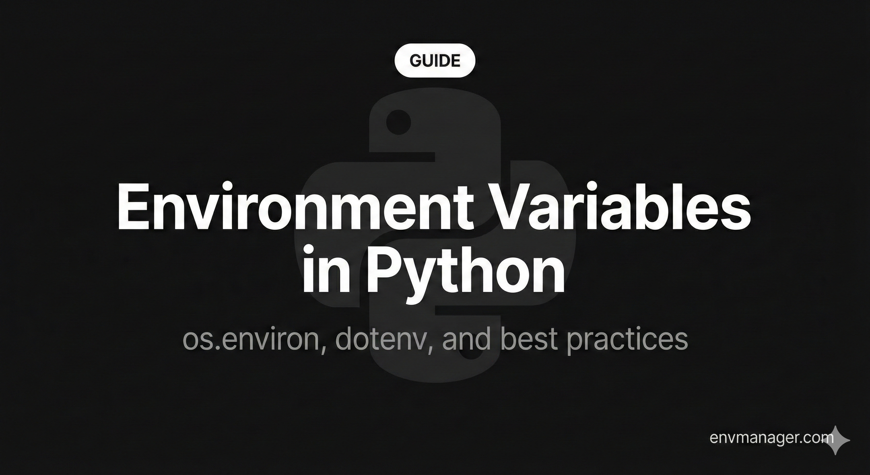 Environment Variables in Python: os.environ, dotenv, and Best Practices (2026)